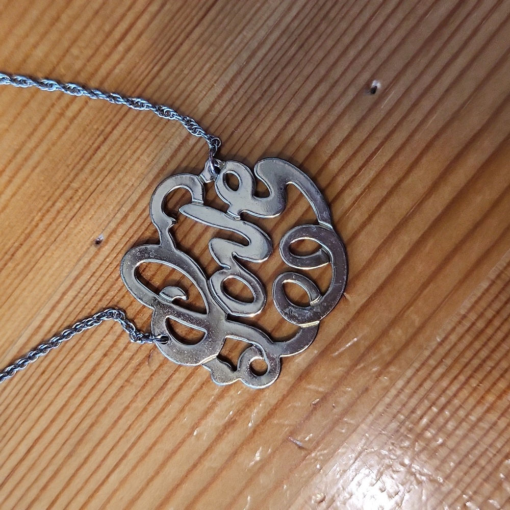 Monogram Love Heart Pendant - Gold
